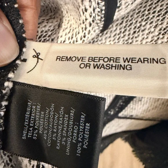 Ann Taylor Women's Black Tweed Jacket Size M - Picture 9 of 13